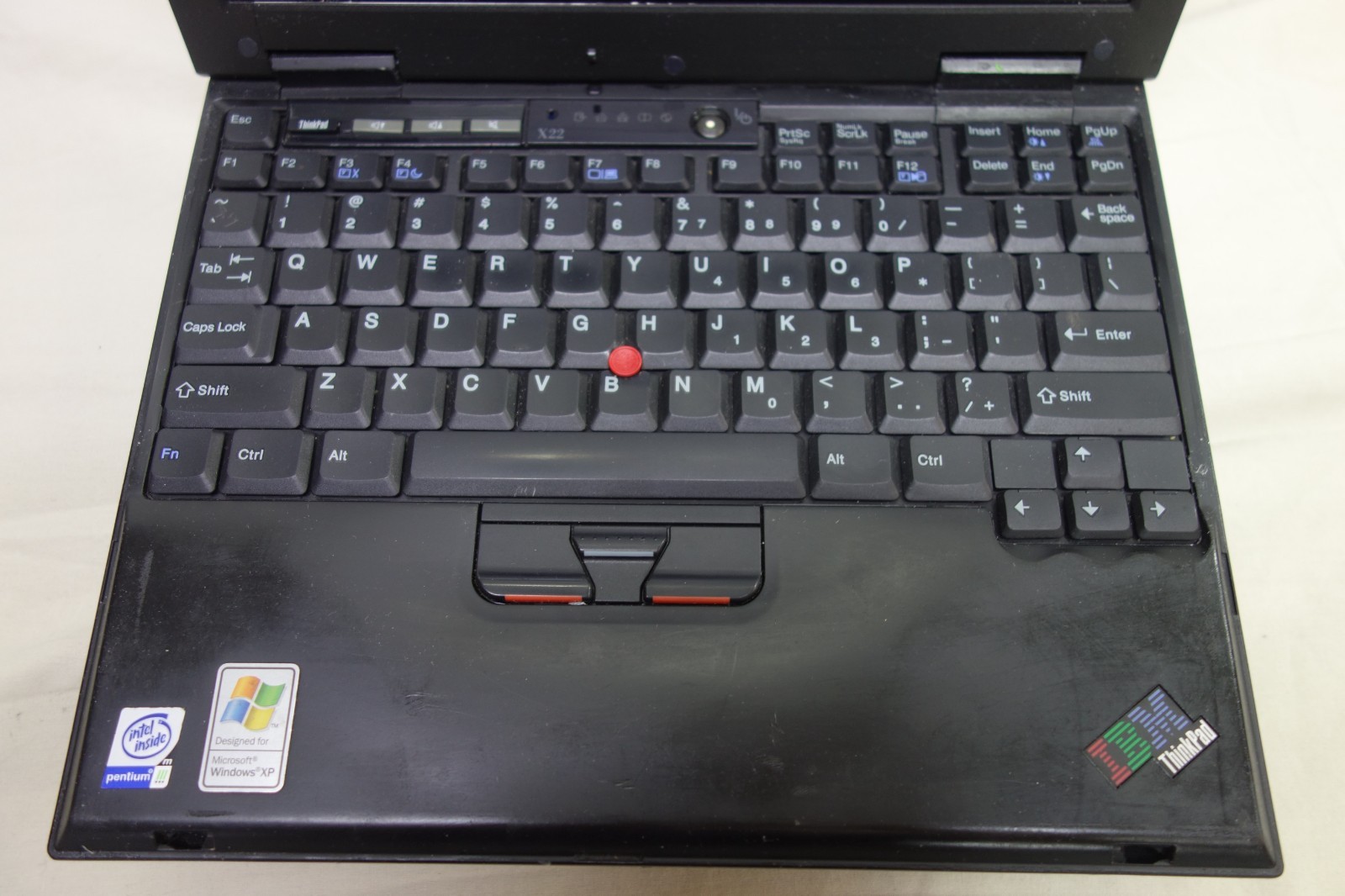 IBM Thinkpad X22 2662 12.1” Laptop Intel Pentium III 800MHz 256MB Screen damage