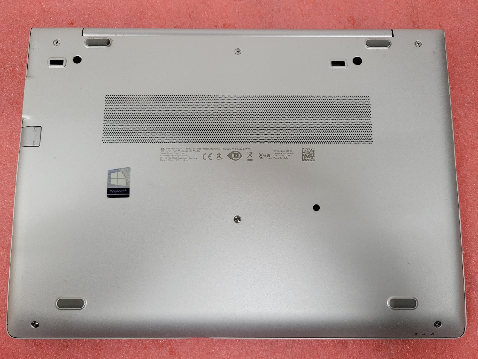 HP EliteBook 840 G6 i5-8265U 4GB RAM *AS IS/NO BATTERY/NO SSD/NO OS* | C944