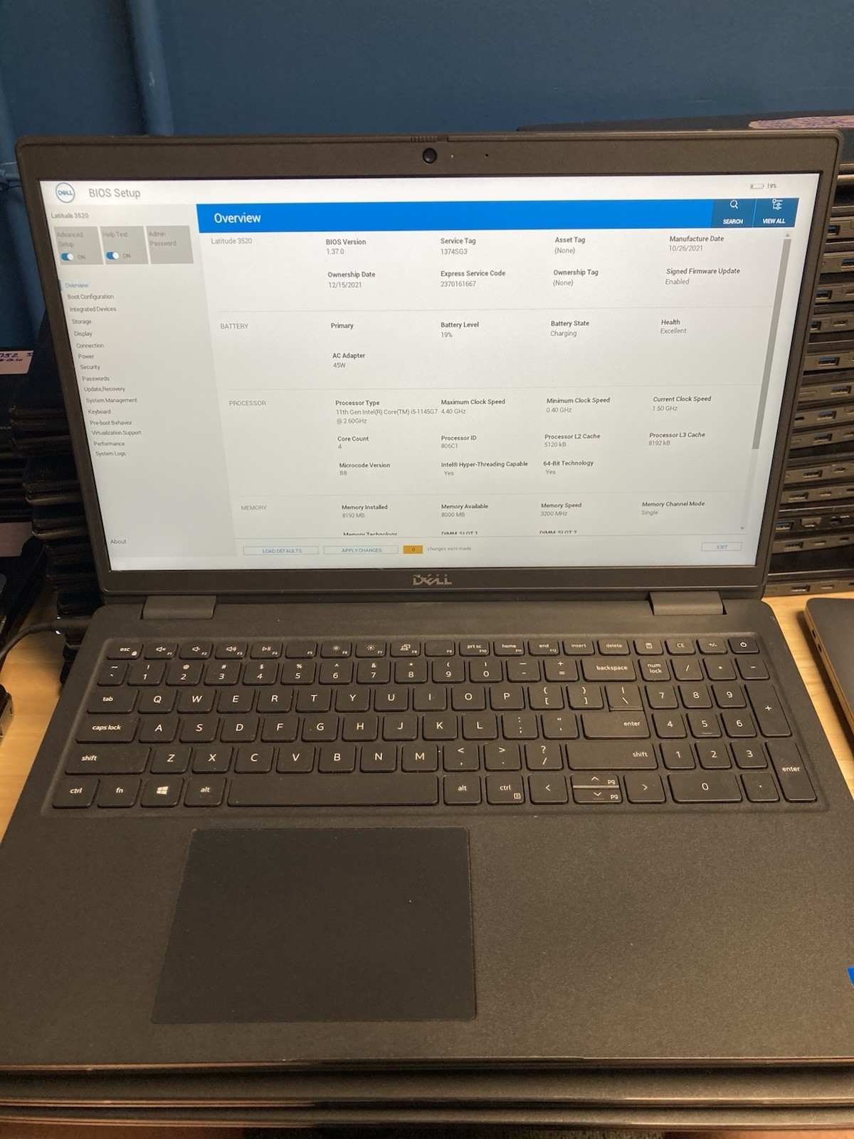 Dell Latitude 3520 15.6″ i5-1145G7 2.60 GHz 8 GB RAM No SSD/OS/AC – READ