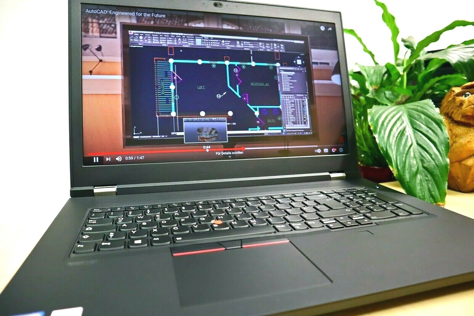 LENOVO THINKPAD P17 i7 HEXA 32GB 2xSSD CAD T2000 17″ FHD ENGLISH WORKSTATION