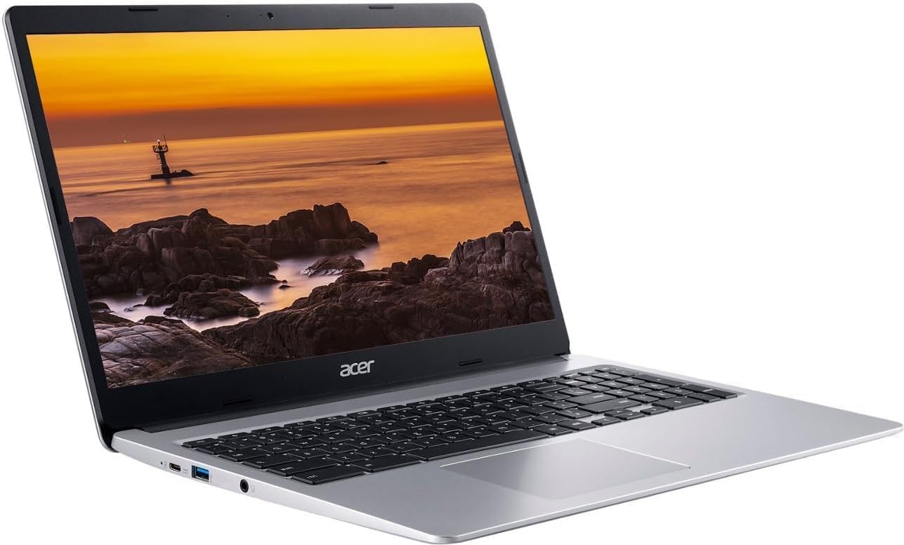 Chromebook 315 Laptop, 15.6″ HD Display, Intel Celeron N4020(Up to 2.8GHz), 4…