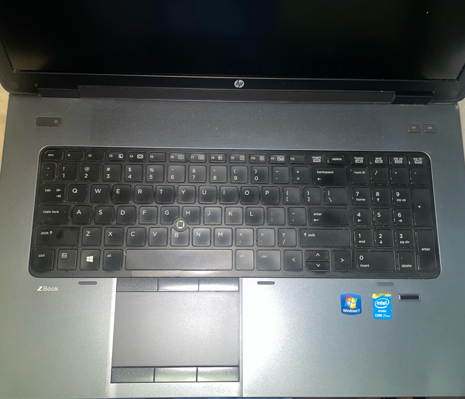 HP ZBook 17 Intel Core i7-4800MQ 2.70GHz 08GB RAM 256GB SSD Win 10 Pro