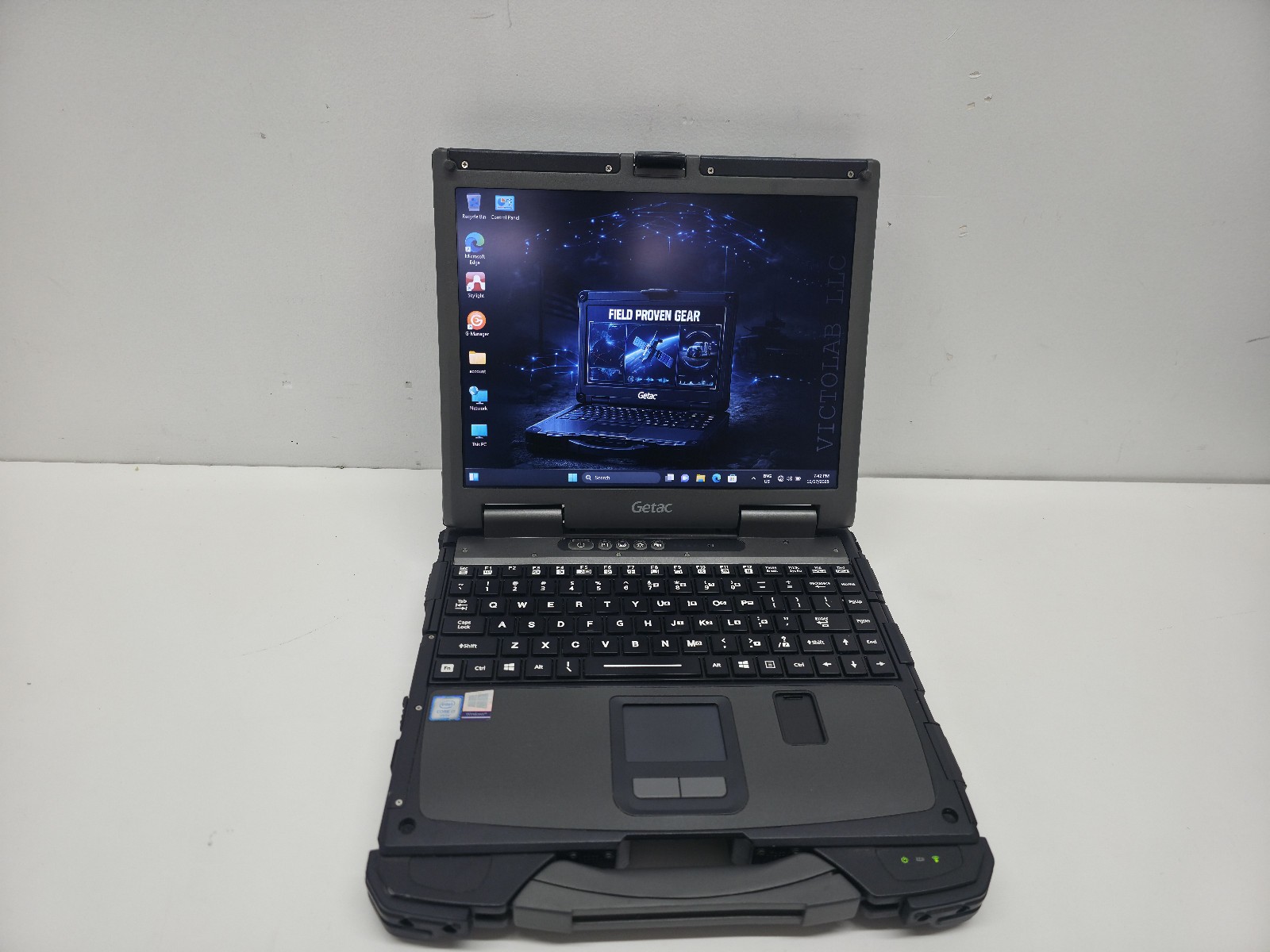 GETAC B300 G6 Laptop CORE I7 6th Gen 8GB 512GB SSD LTE Touch DVD Finger GPS