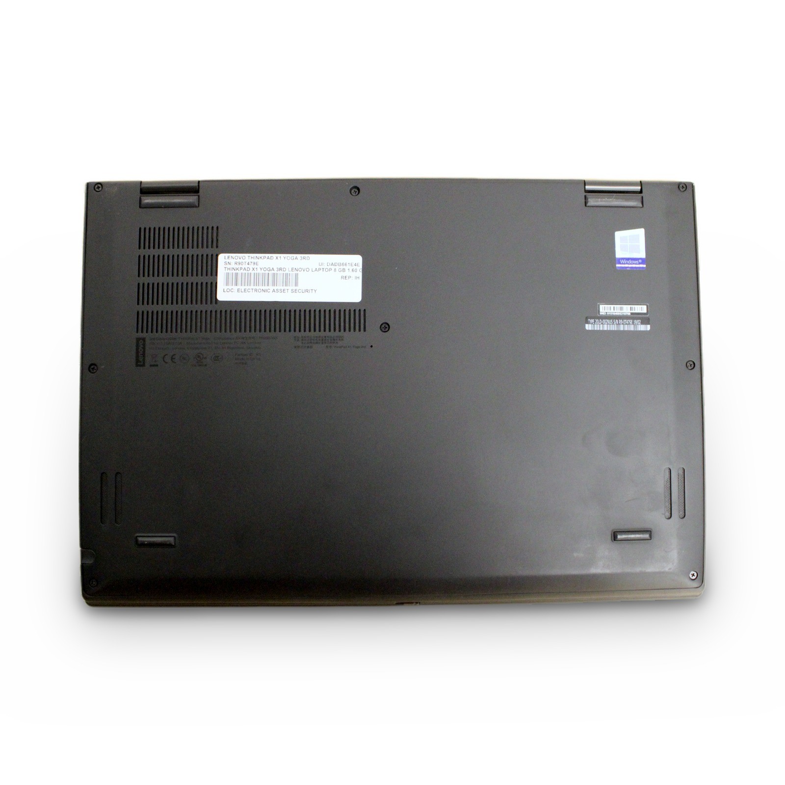 Lenovo ThinkPad X1 Yoga 3rd Gen 14in i5-8265U 1.6GHz 8GB FHD Touch Grade A