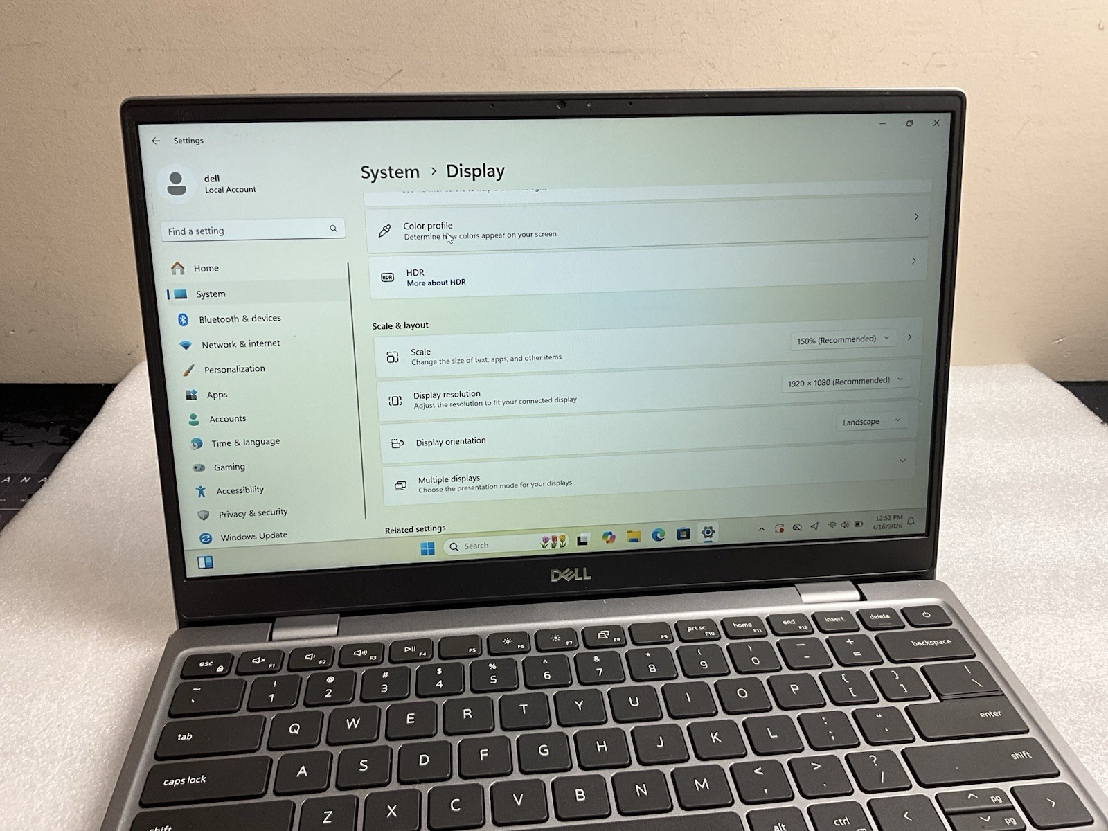 Dell Latitude 3320 13.3″ Laptop i5-1135G7 8GB RAM 256GB SSD W11 Pro #33