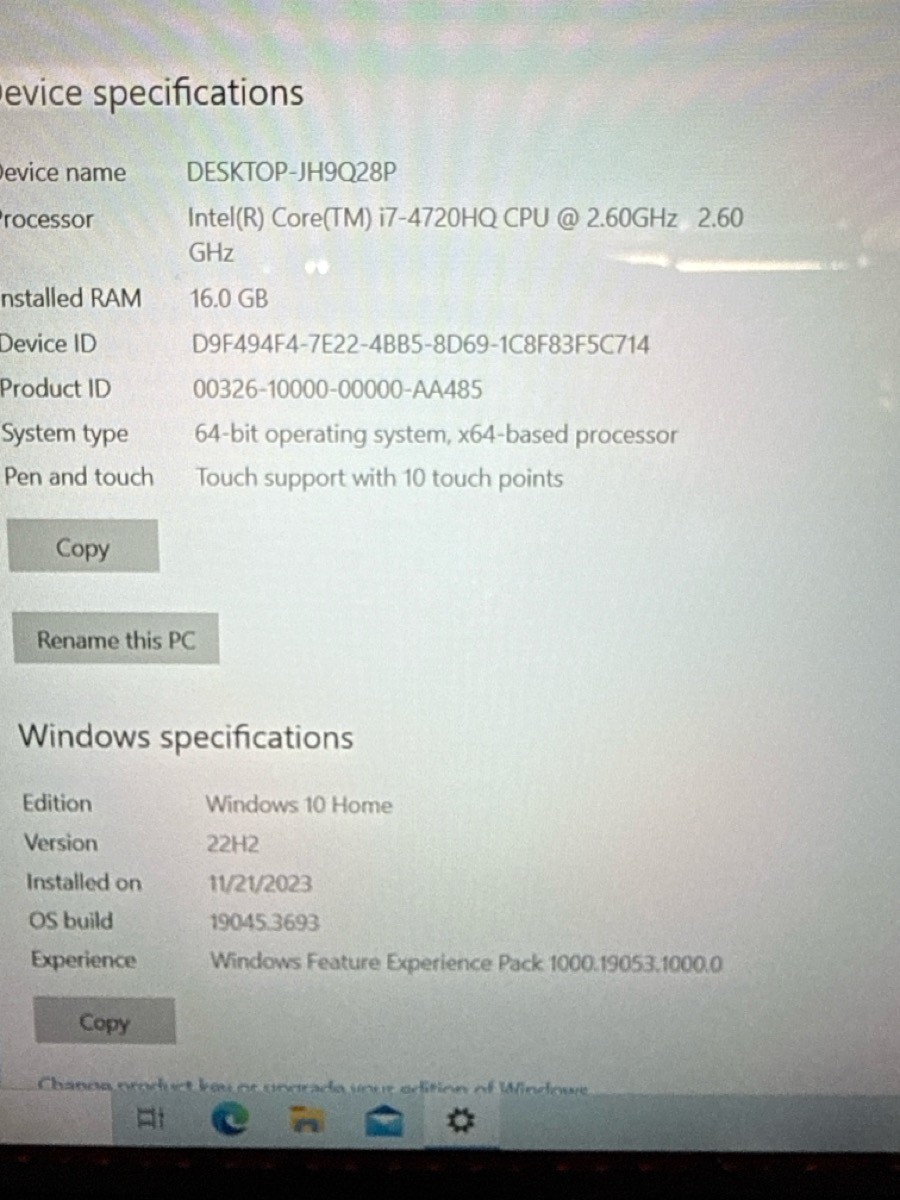 Lenovo Y50-70 Touch i7-4720HQ 16GB 1TB HDD GTX 860M 2GB Win10 – See (MI1064240)