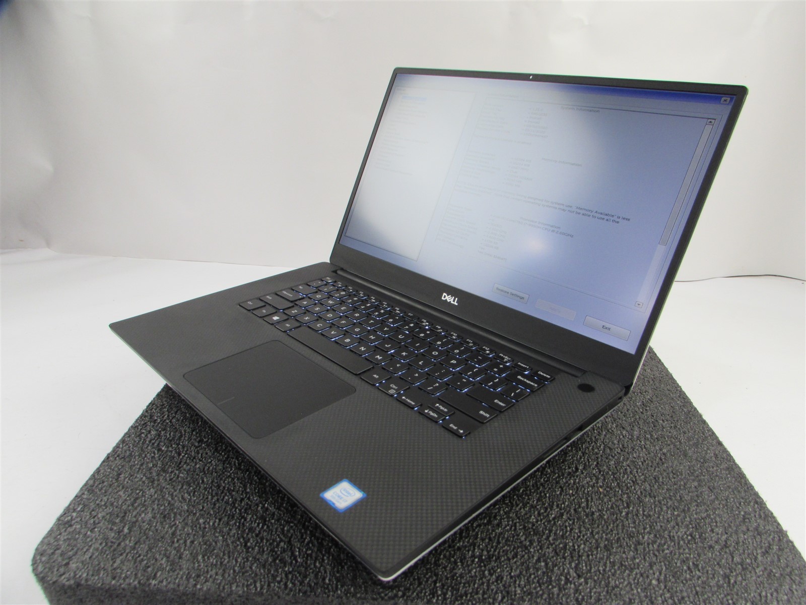 DELL PRECISION 5540 1920X1080 FHD I7-9850H 512GB SSD 16GB RAM T2000 NO O.S