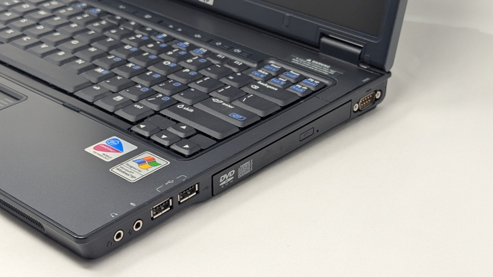 HP Compaq NC6120 Laptop RS232 Parallel XP Celeron Office 2GB Charger See Details