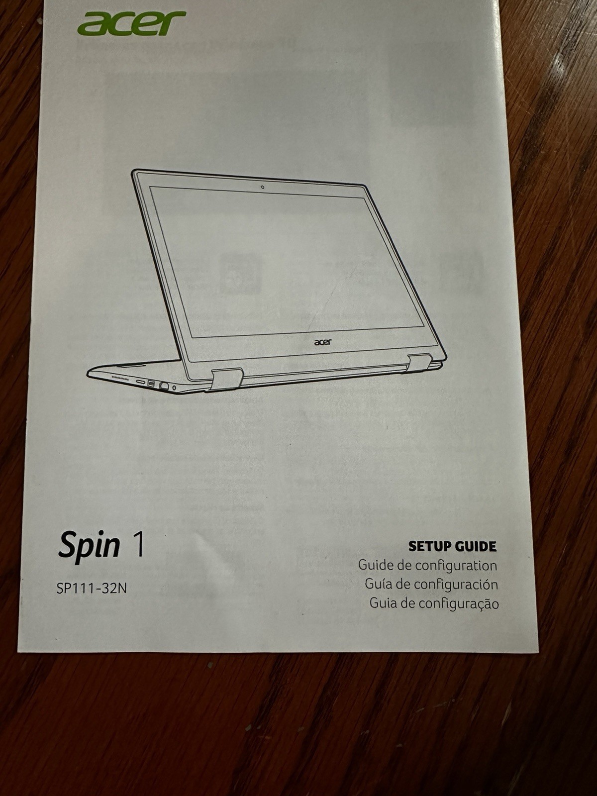Acer SP111-32N-P6CV Spin 1 11.6” Multi-Touch FHD IPS LCD 64GB Steel Gray In Box