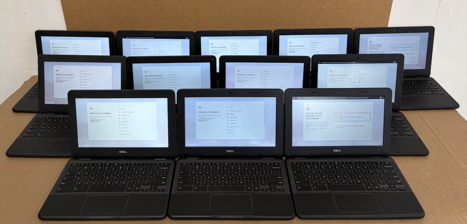 Lot of 12 Dell Chromebook 3100 | Celeron N4000/N4020 4GB 32GB eMMC H
