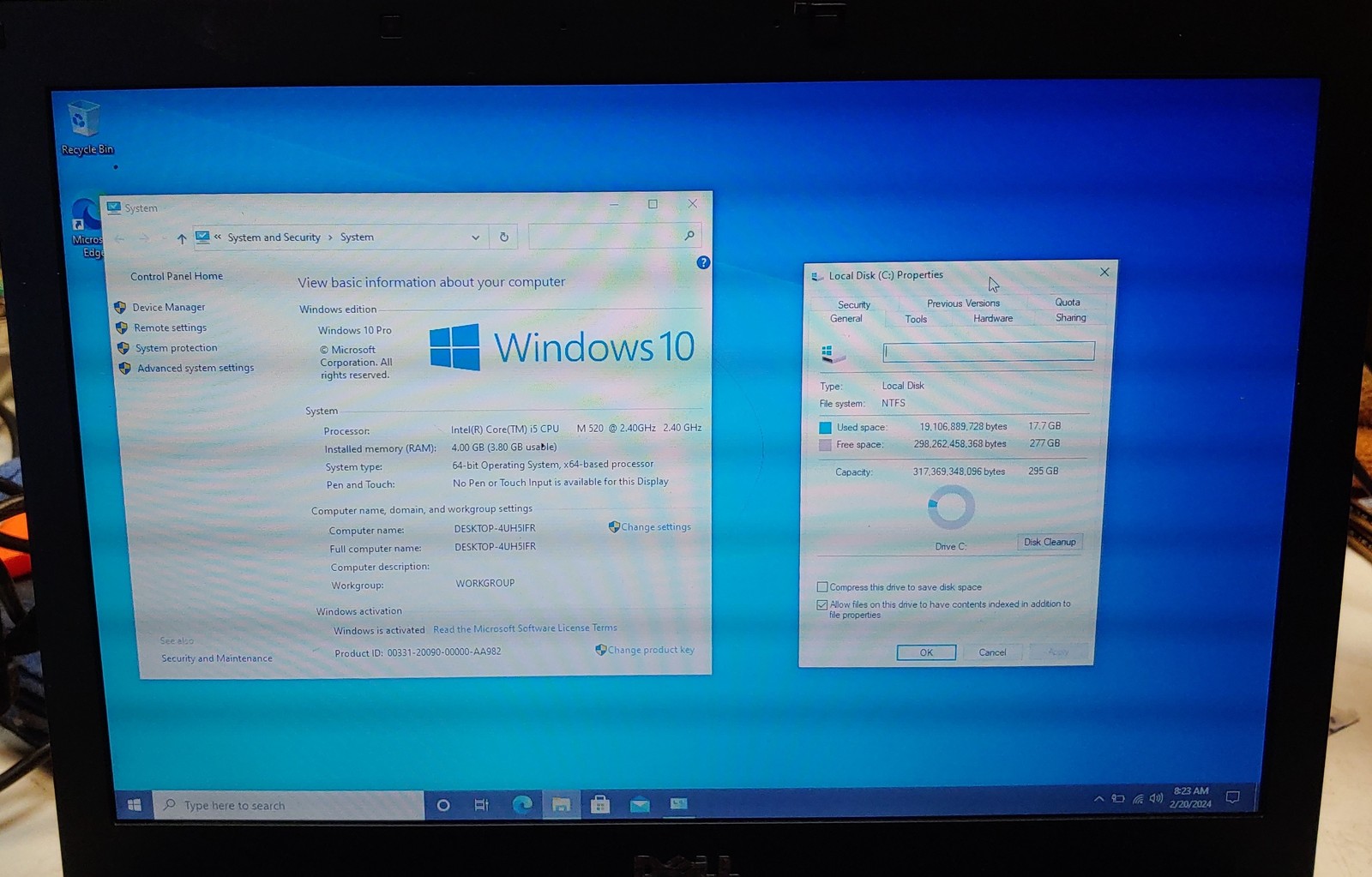 Dell Latitude E6410 Laptop i5 4GB 320GB HDD Windows 10 Pro