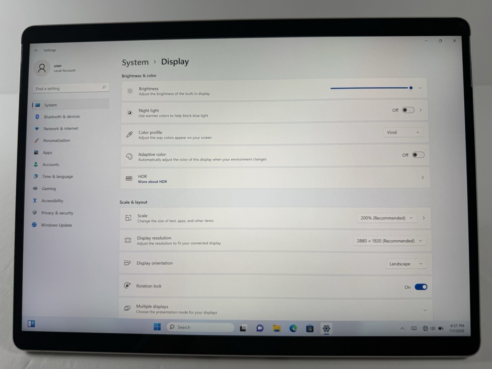 Microsoft Surface Pro 8 (1982) i5-1145G7 – 16GB RAM – 256GB 120Hz – Win 11 Pro