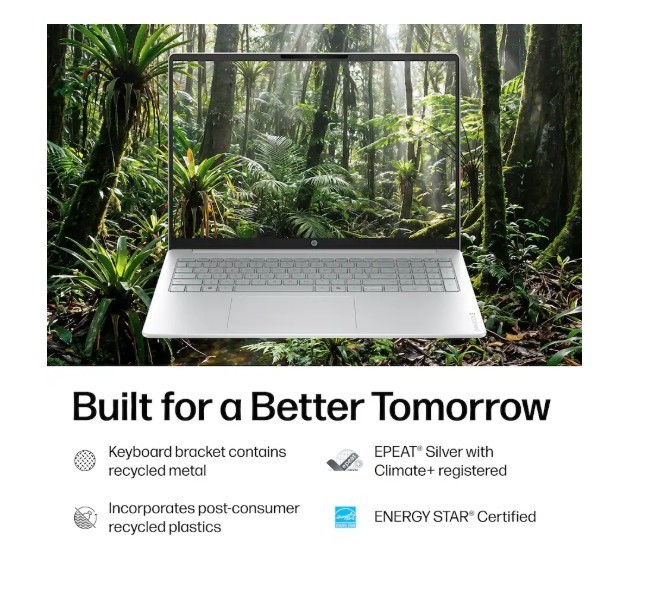 🔥HP OmniBook 3 16″ 2K Touchscreen AMD Ryzen 5 40 16GB 256GB SSD AMD 610M-Silver
