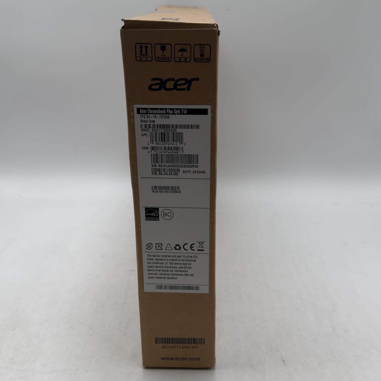 New Acer Chromebook Plus Spin 714 CPE794-1N Core Ultra 7 155U 16GB RAM 256GB SSD