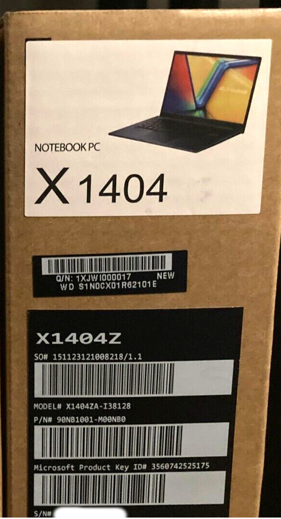 ASUS Vivobook 14″ Laptop-Intel Core i3-1215U-Wins 11-8GB RAM-128GB SSD-Blue-NEW