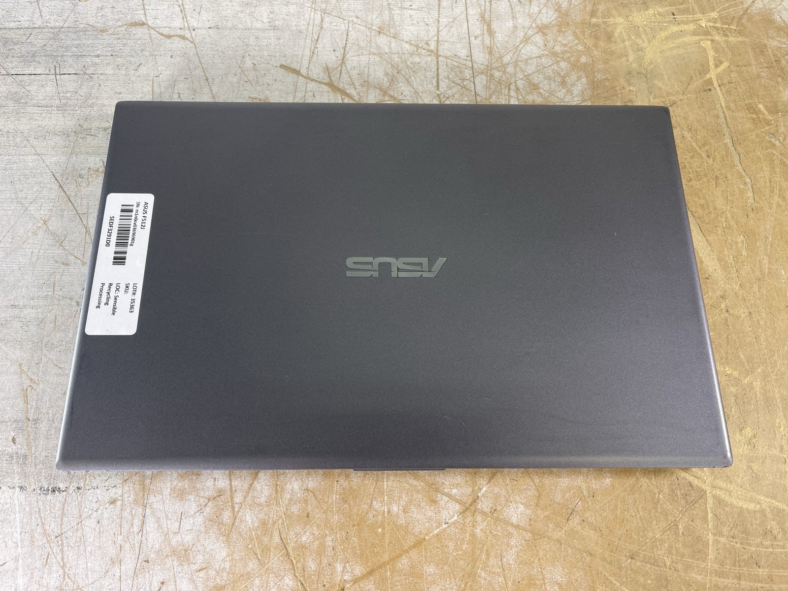ASUS VIVOBOOK F512J i3-1005G1 @ 1.20 GHz, 12GB RAM, NO HDD/OS