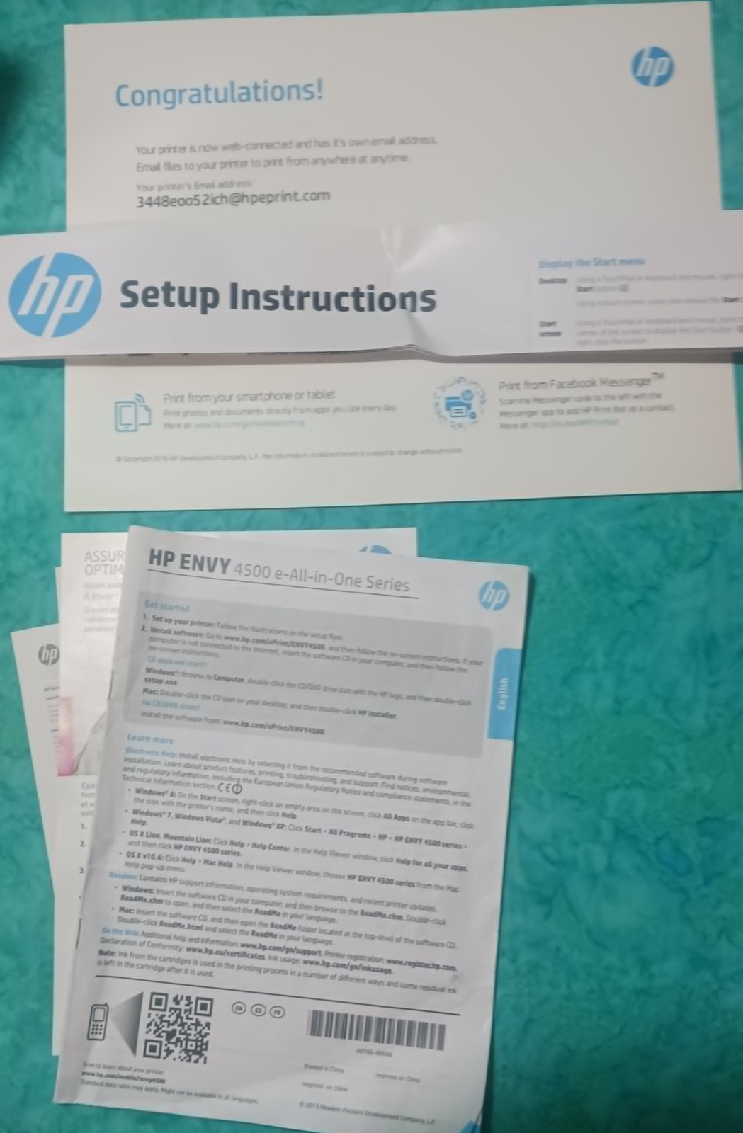 HP Envy E All In One Series Touch Screen Laptop Computer / 15 Inch Screen