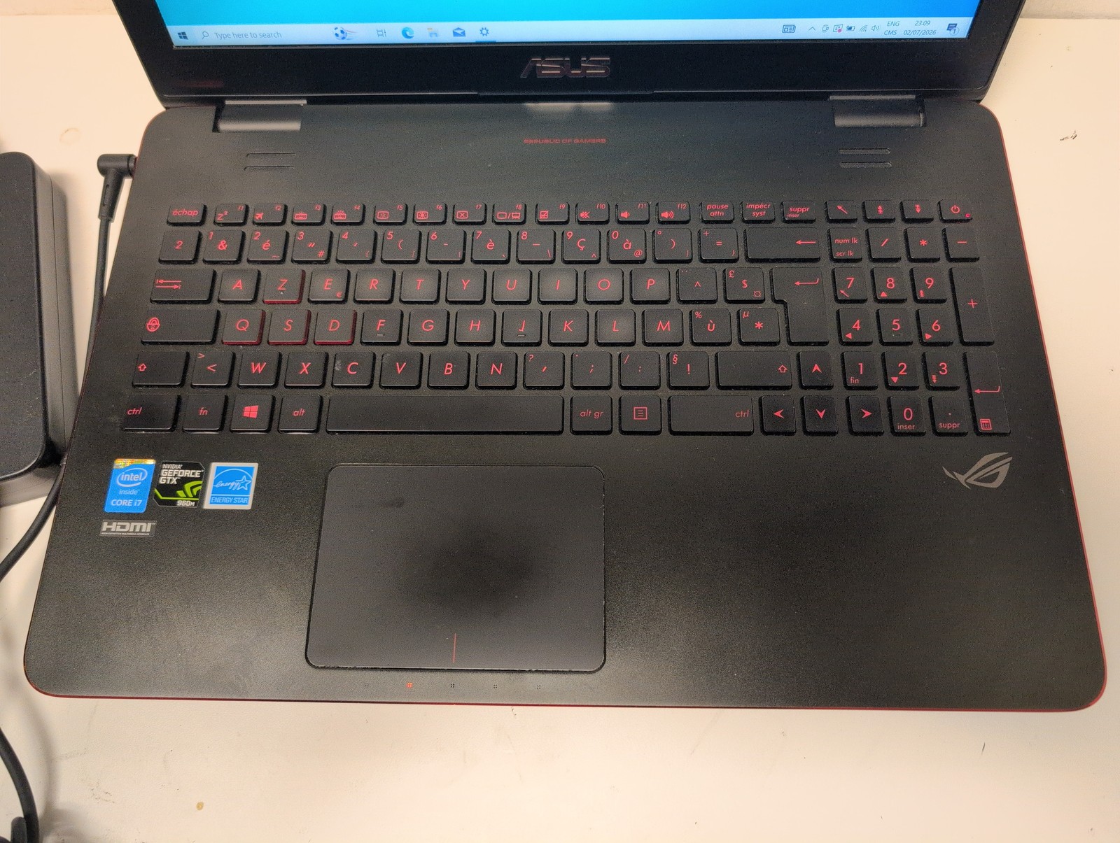 ASUS ROG G551JW 15.6″ Gaming Laptop i7-4720HQ GTX 960M 16GB 128GB SSD (READ) –