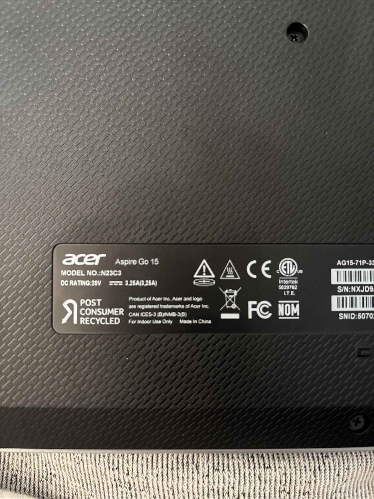 Acer Aspire AG15-71p never used. No box. Retailed for 600.