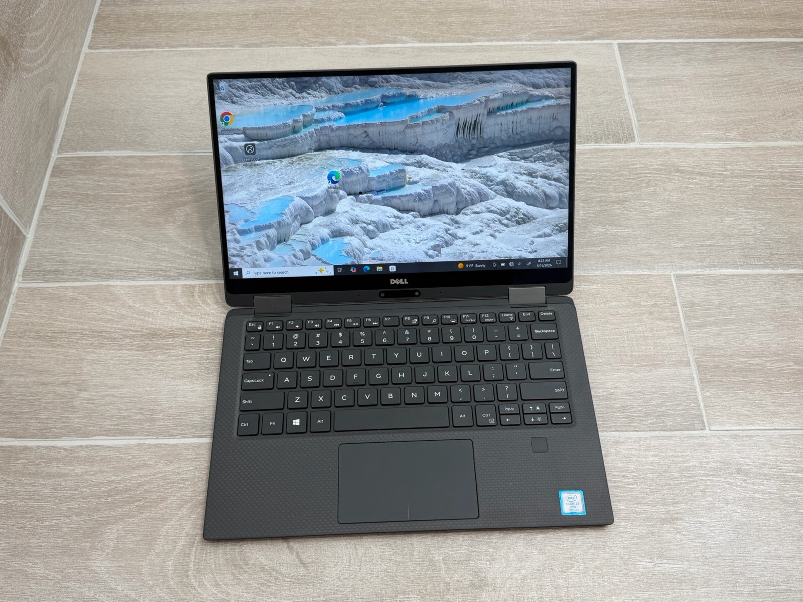 Dell XPS 13 9365 13.2″ Touch Laptop Core i7-7Y75 8GB RAM 256GB NVMe SSD
