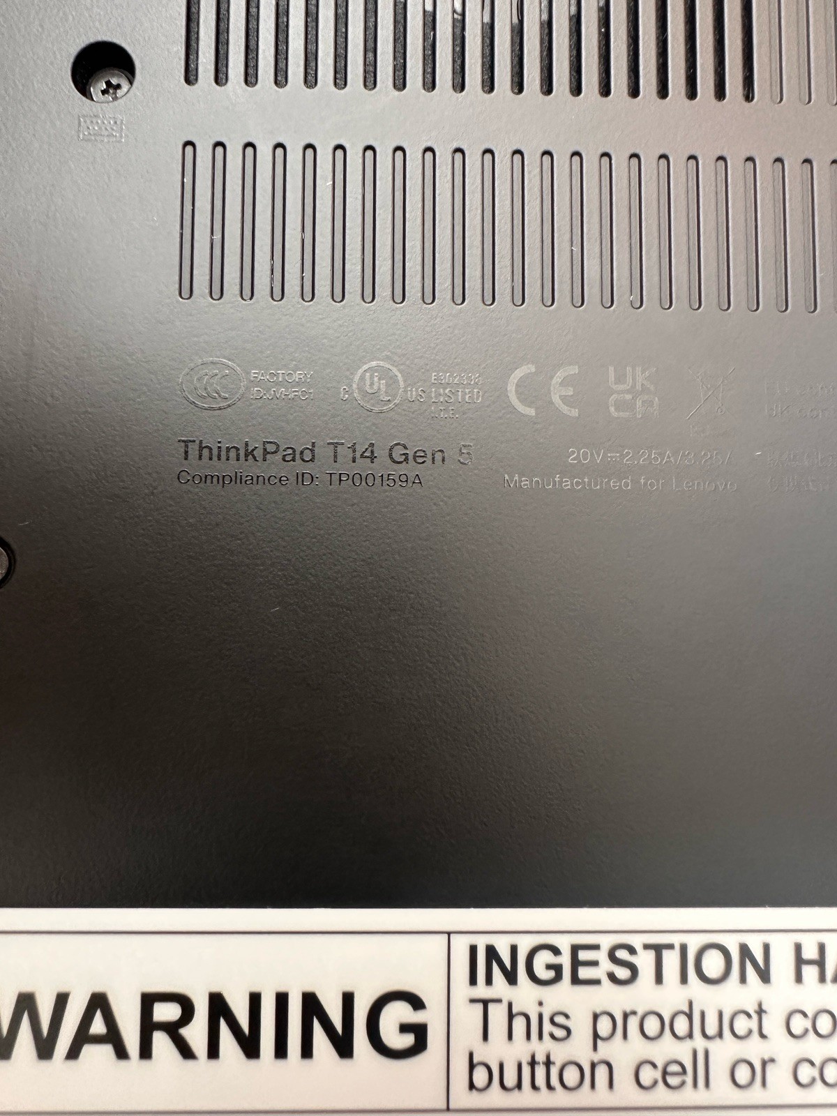 Lenovo ThinkPas T14 Gen 5 Laptop Intel Ultra 7 155U 16GB | 1TB