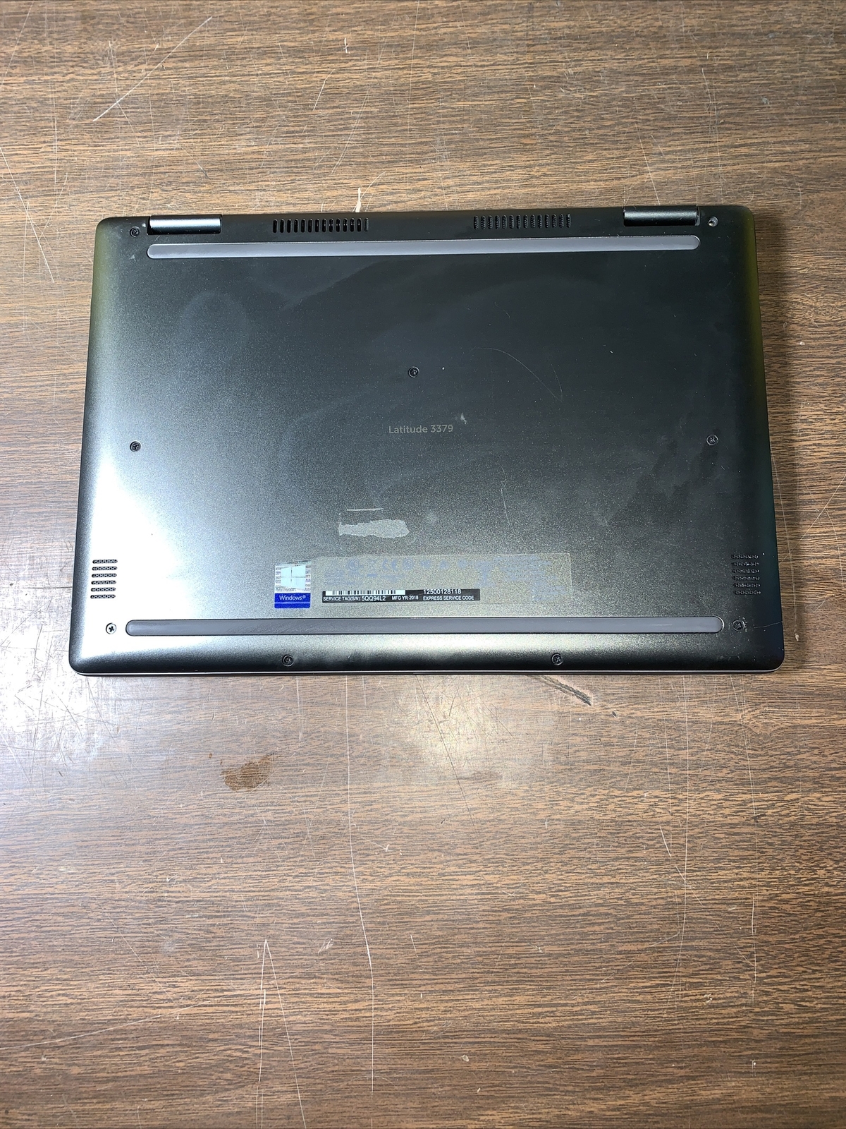 DELL LATITUDE 3379 INTEL CORE I3-6100U 2.30GHZ 4GB RAM **NO HD/ NO CADDIE