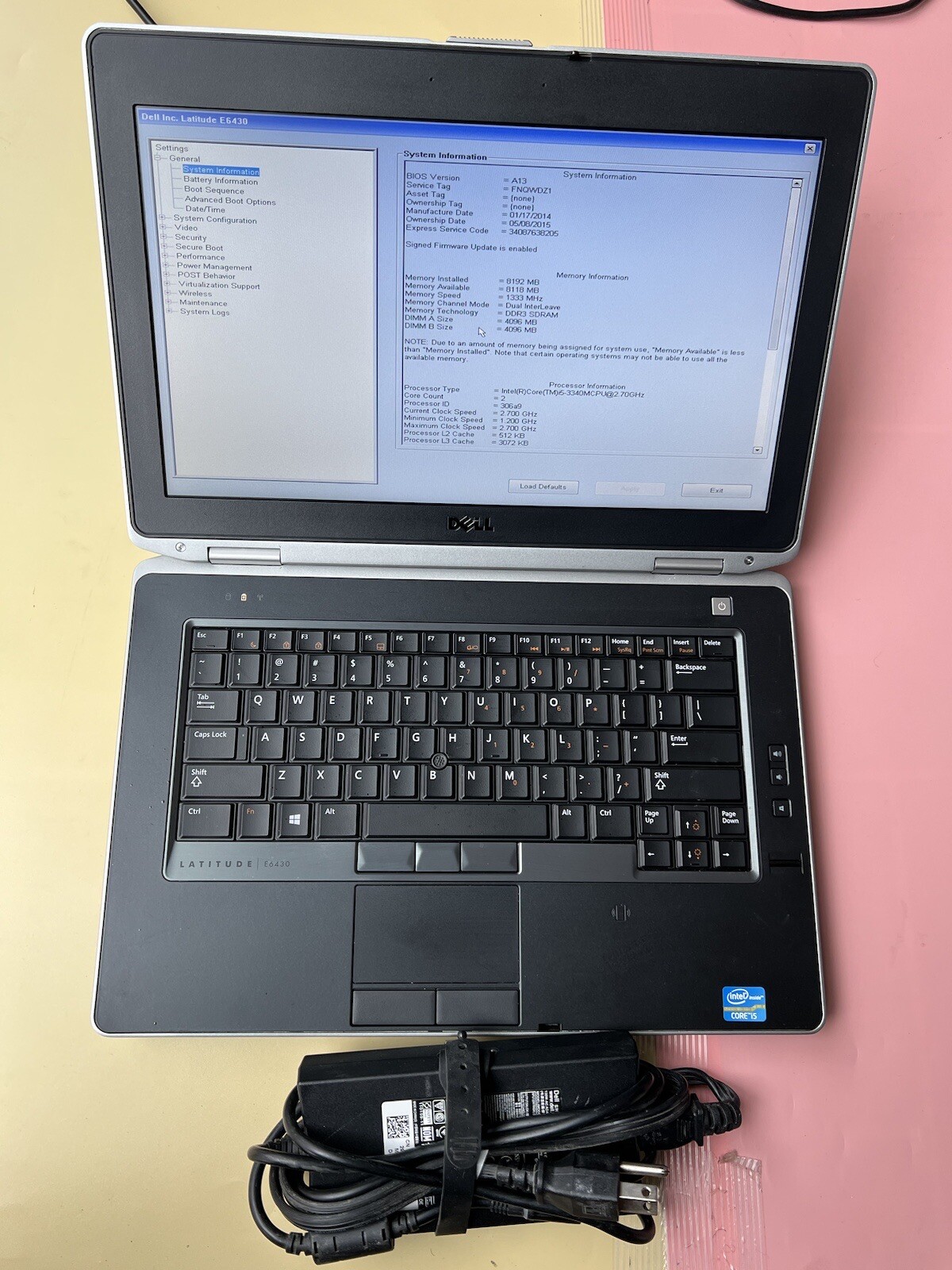 Dell Latitude E6430 14″ Intel Core i5-3340M 2.70GHz 8GB RAM 500GB HDD WIN 10