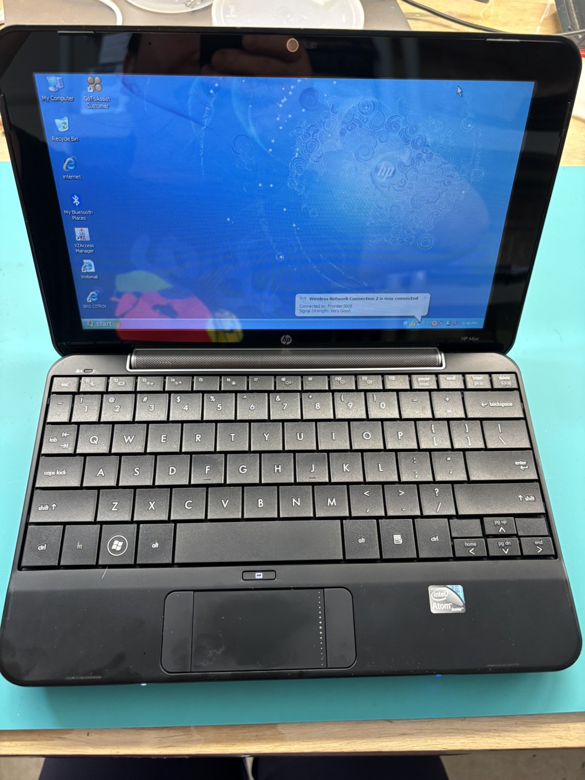 HP Mini 1000 Netbook Intel Atom N270 1.6GHz 1GB RAM 75GB win XP