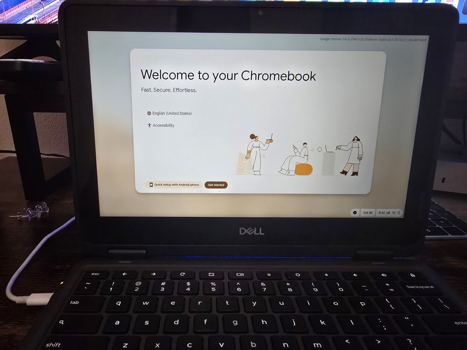 Dell Chromebook 3100 2-in-1 11.6″ Intel Celeron N 4GB 32GB