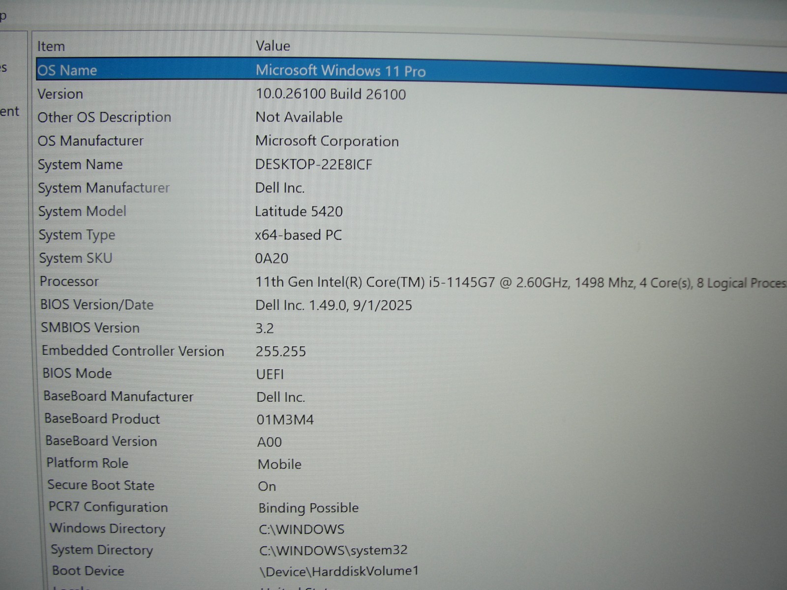 Dell Latitude 5420 14″FHD Core i5-1145G7 2.6GHz 16GB RAM 512GB SSD Intel Iris Xe