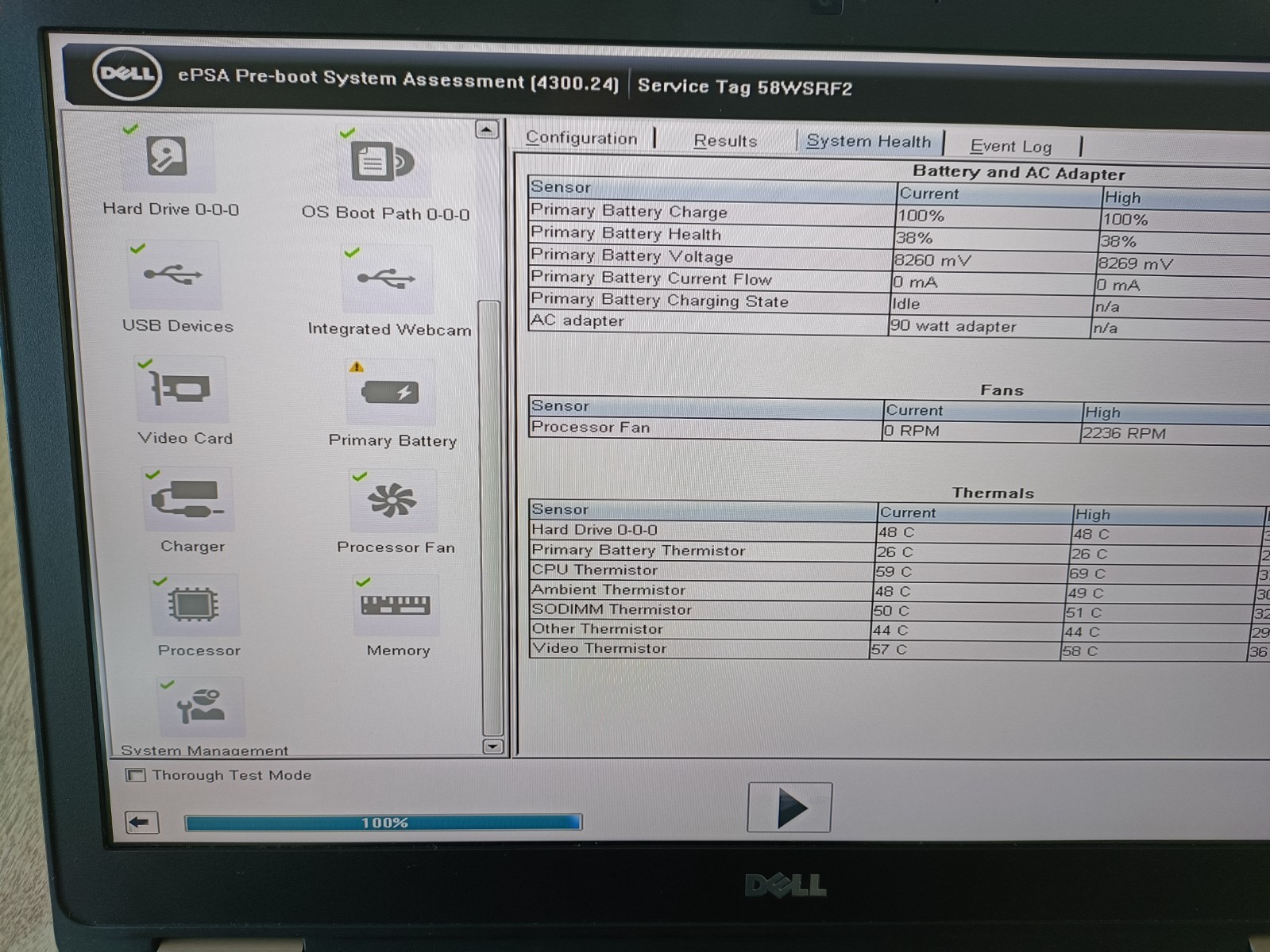 Dell Latitude E5570 15.6″ i5-6440HQ 2.6GHz 8GB RAM WIN10 Pro NO SSD NO A/C