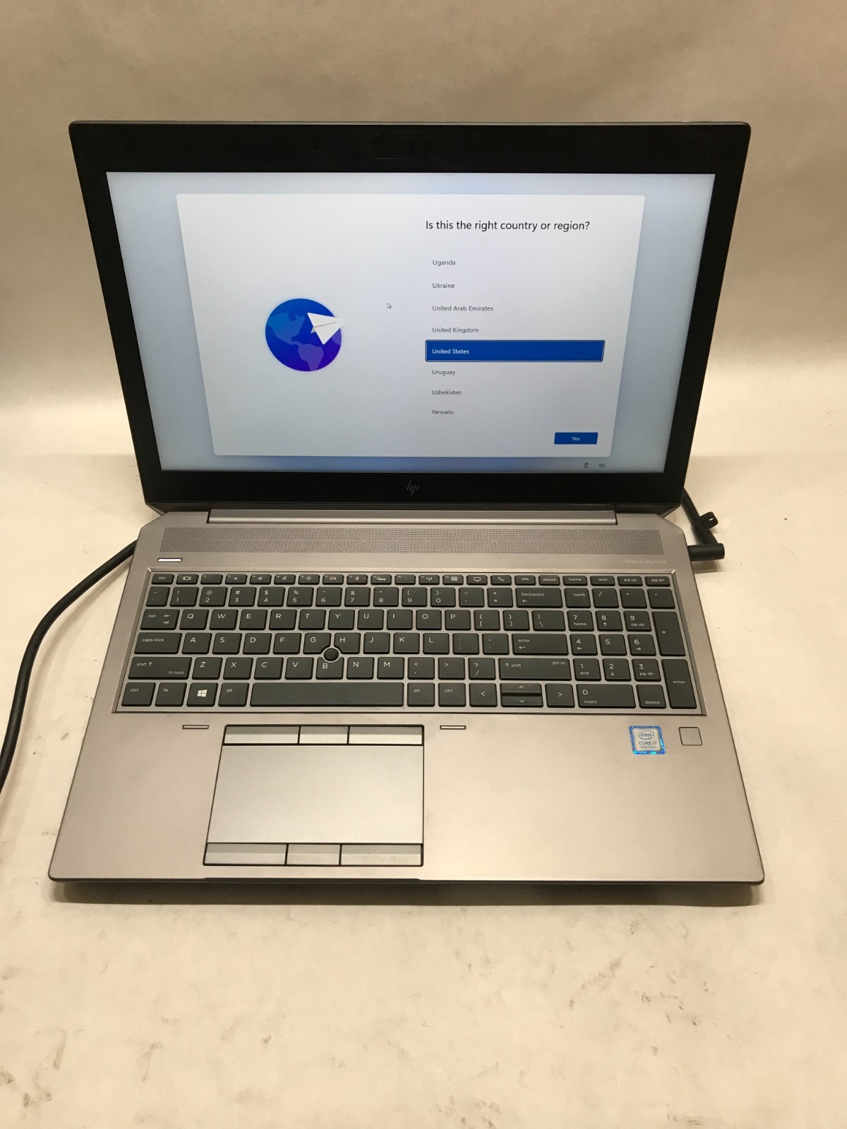 HP ZBook 15 G5 15″ Intel i7-8850H 8GB RAM 256GB SSD Windows 11 NO BATTERY!! – DW