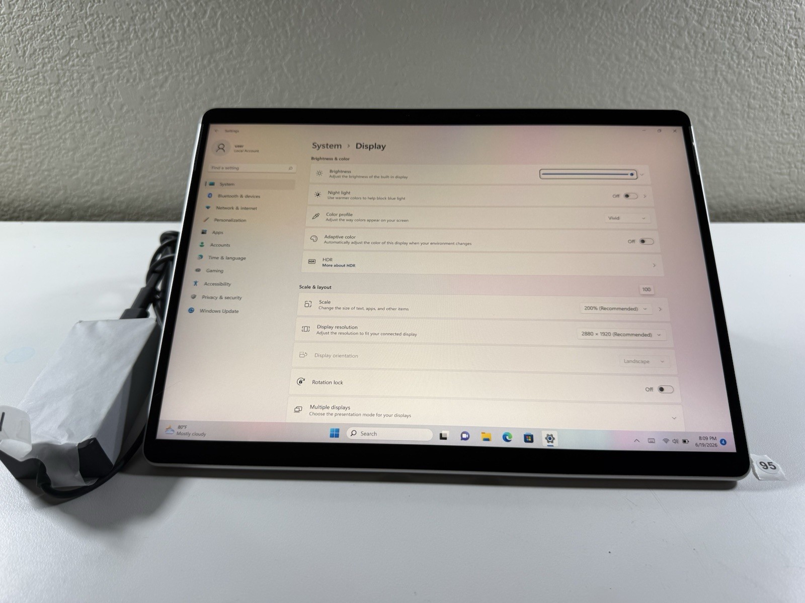 Microsoft Surface Pro 8 (1982) i5-1145G7 – 16GB RAM – 256GB 120Hz – Win 11 Pro