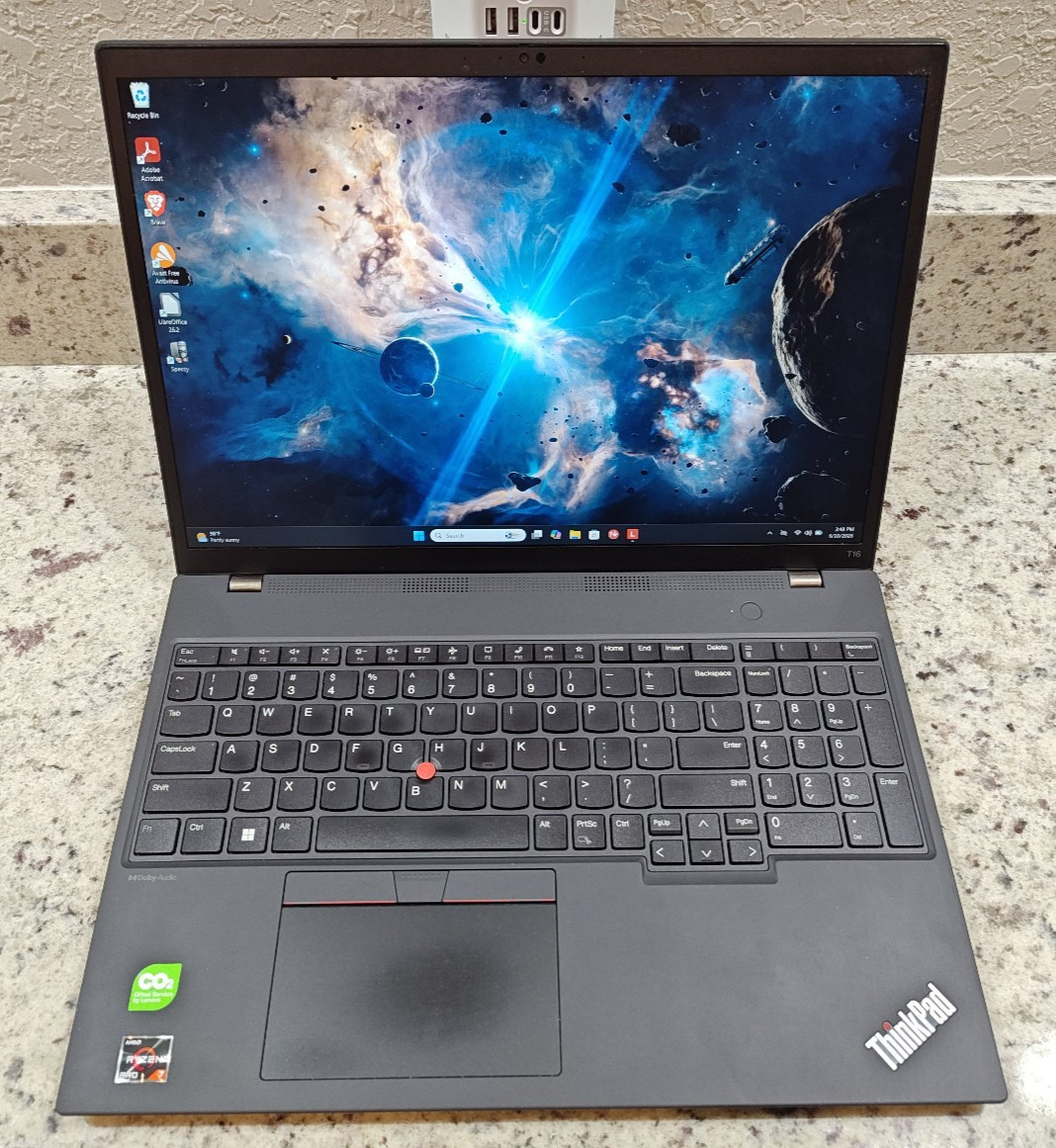 Lenovo ThinkPad T16 Gen 2 — Ryzen 7 PRO 7840U, 32GB RAM, 512GB SSD, WTY 2029