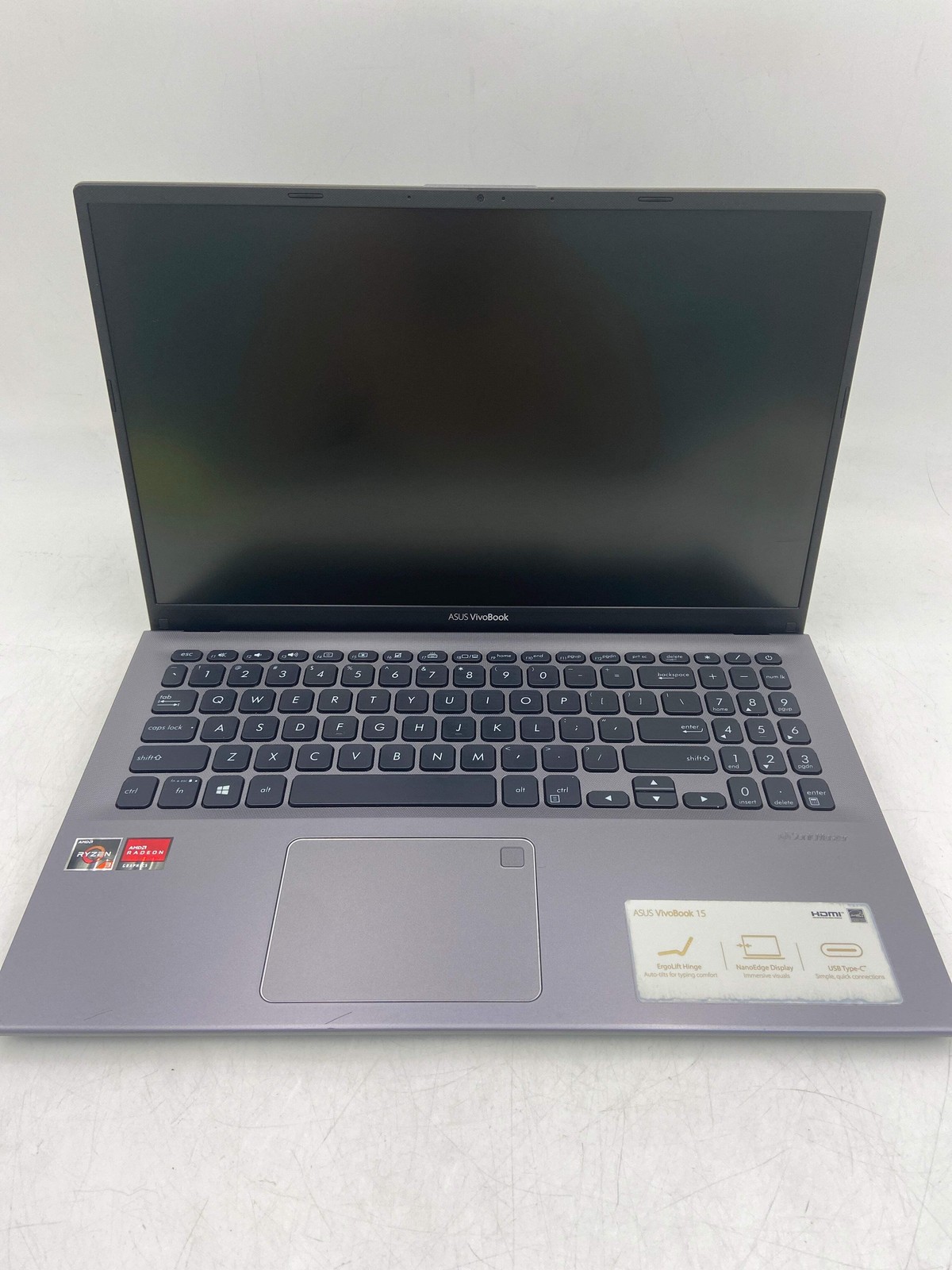 Asus Vivobook 15 F512D 15.6″ Ryzen 3 3200U 2.6GHz 8GB RAM 128GB SSD AMD RADEON