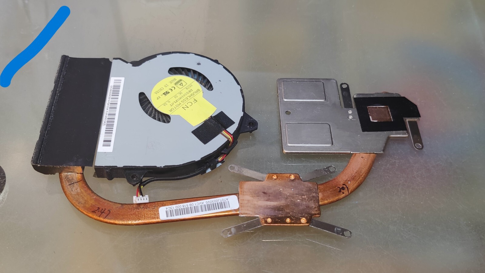 LENOVO G50-70 G50-80 FAN AND HEATSINK AT0TJ0030V0 DC28000CGF0