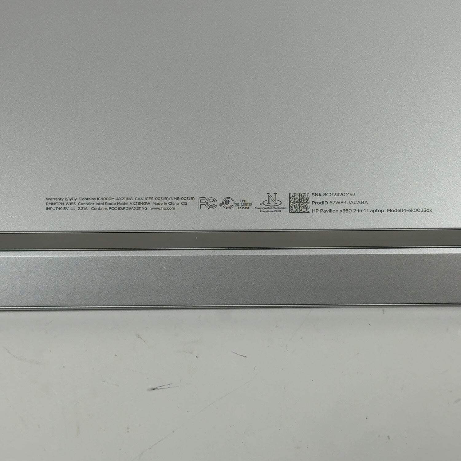 HP Pavilion x360 14-ek0033dx 14″ i5-1235U 1.3GHz 8GB RAM 512GB SSD