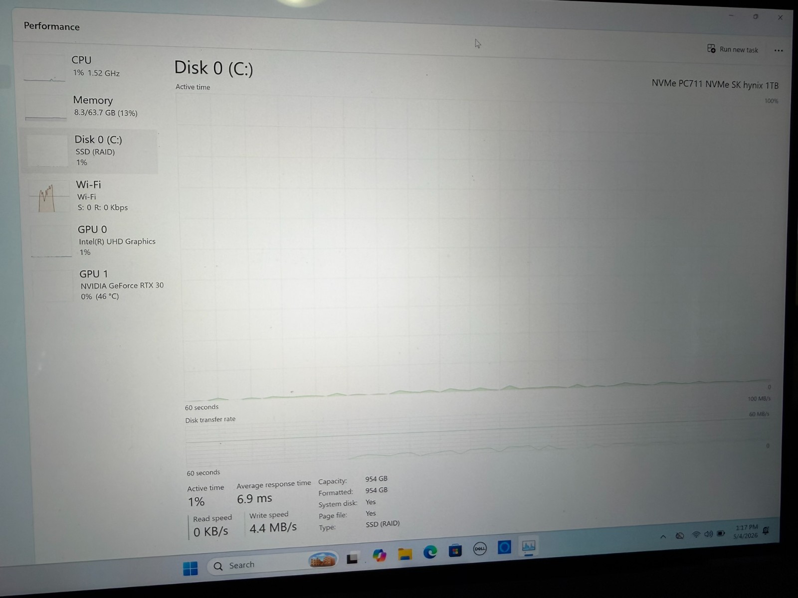 Dell XPS 17 9710 laptop, i9-11900, 64 GB RAM,RTX 3060 GPU, 1TB HD,4K touchscreen