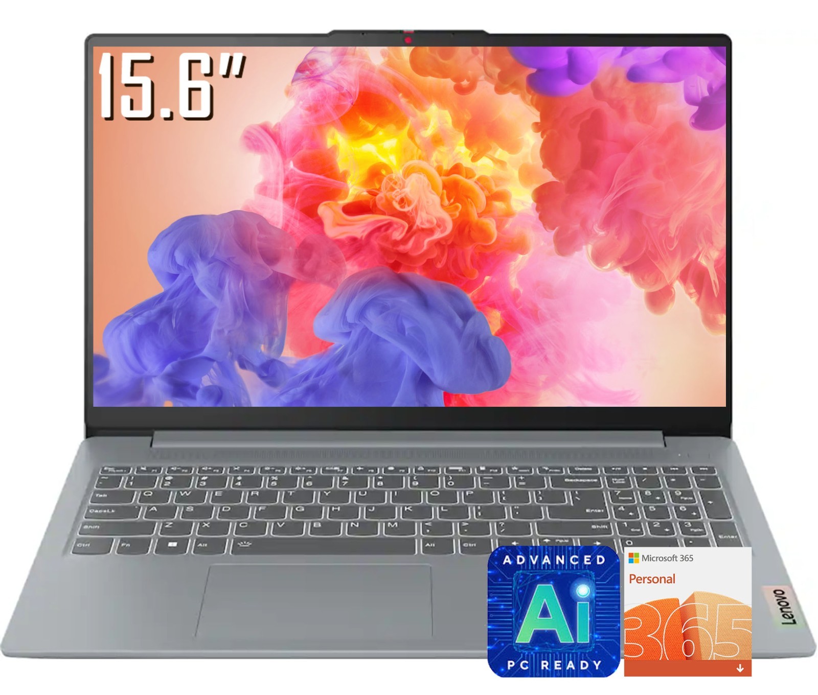 Lenovo IdeaPad Slim 3i 15.6″ FHD Laptop Intel Processor N150 8GB RAM 128GB UFS