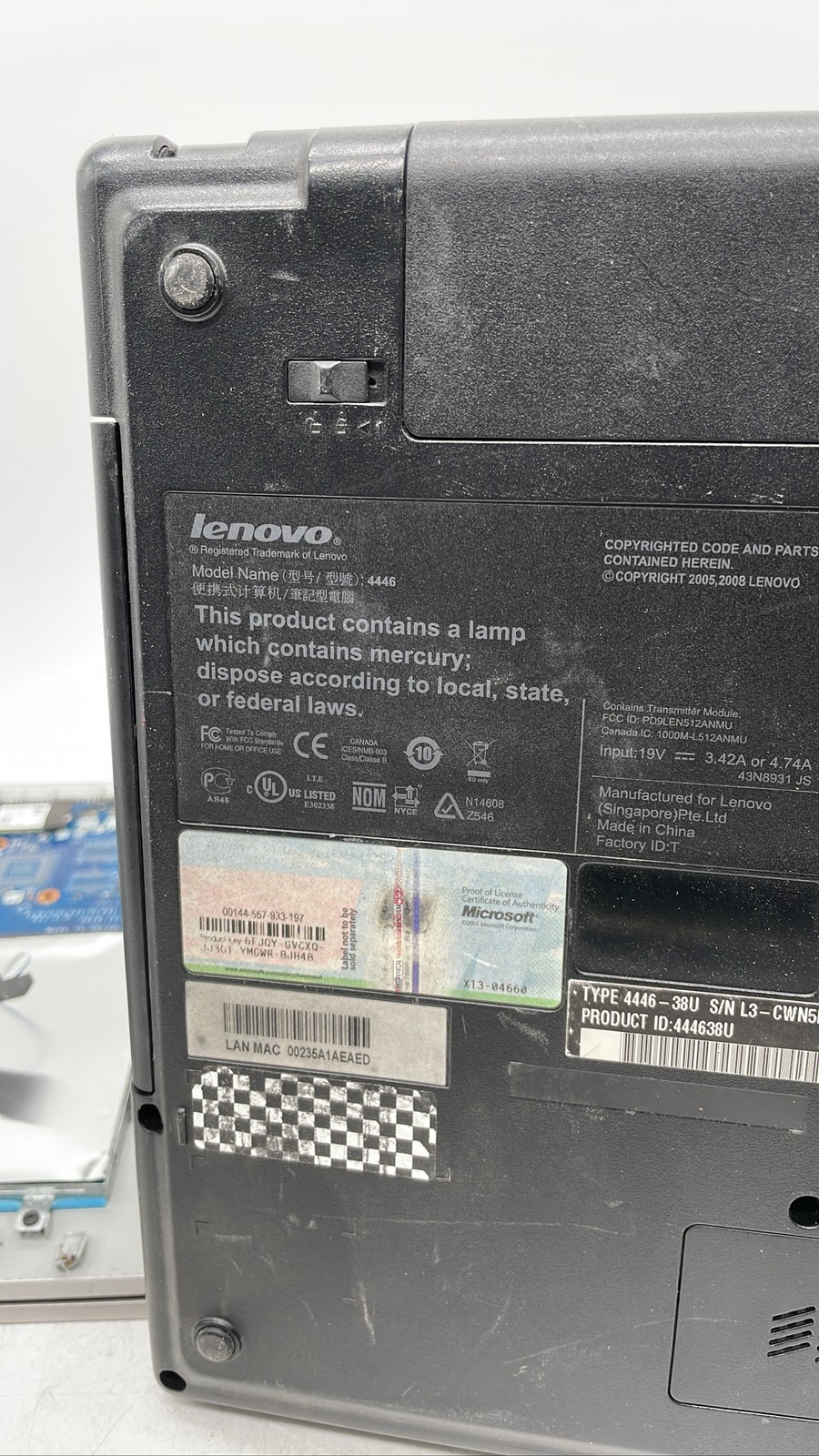Lenovo Laptops ThinkPad 4446-38U & IdeaPad S340 For Parts Or Repair Lot Of 2