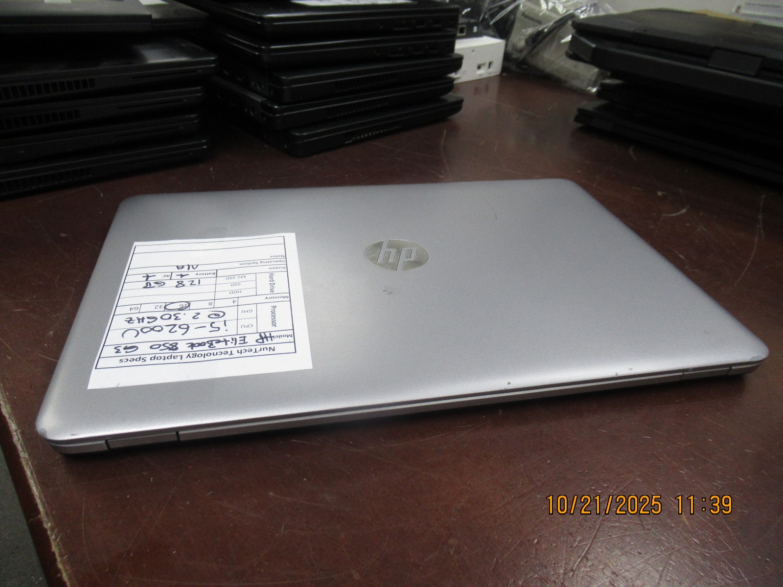 HP EliteBook 850 G3 15.6″ i5 6200U 2.30GHz 16GB 128GB M2SSD Laptop +AC [NO OS]