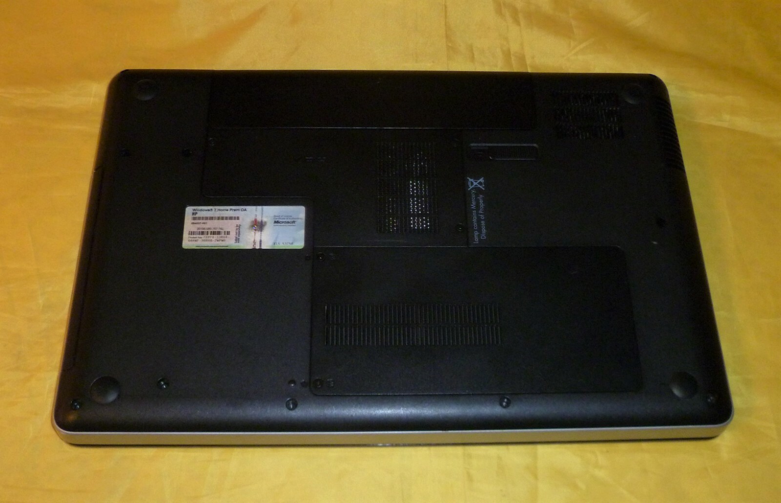 HP G62 Intel Core i3-225M 2.13GHz 4GB RAM Laptop No HDD For Parts Or Repair