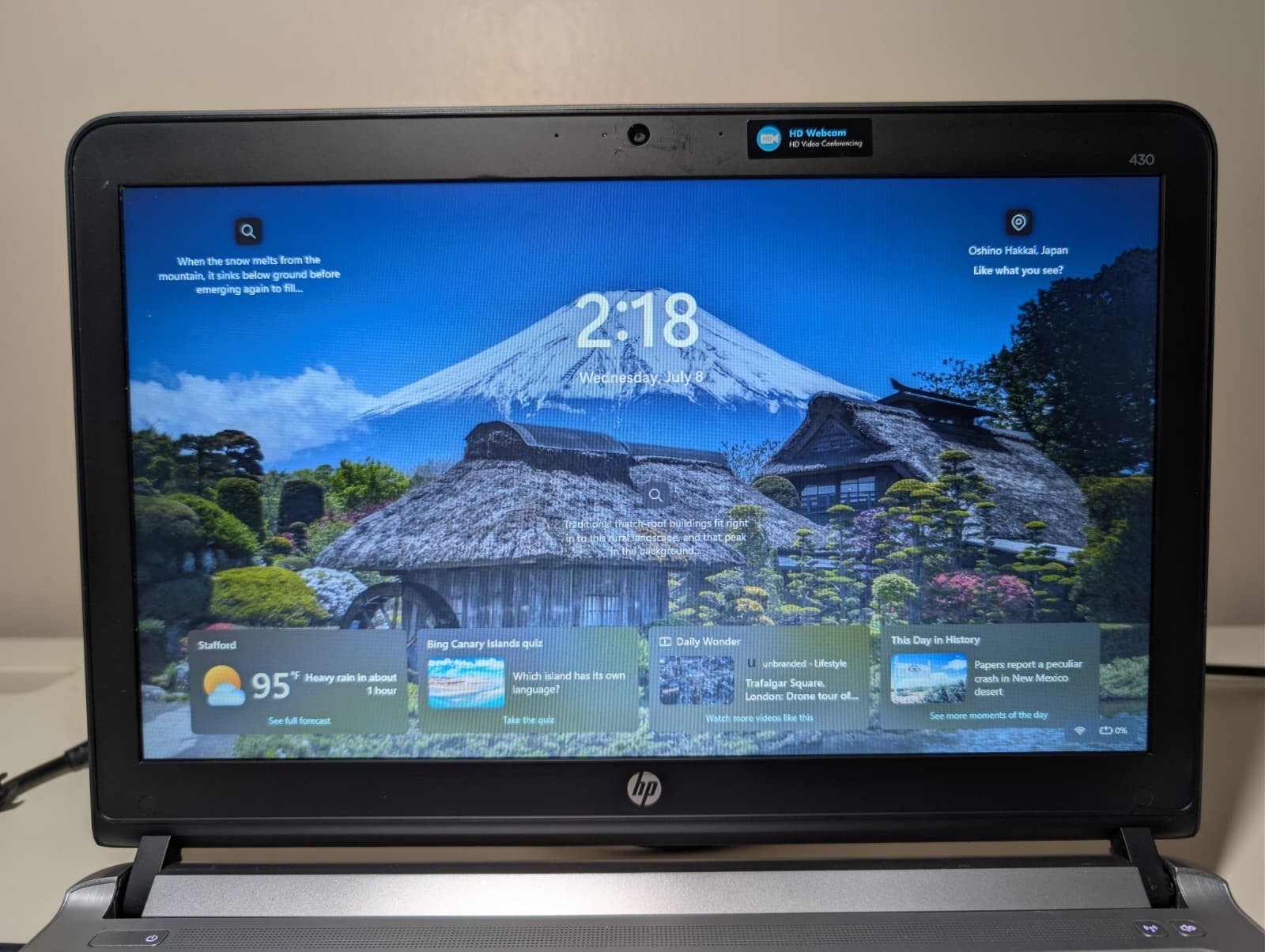 HP ProBook 430 G3 | i5 6th Gen 8GB RAM 128GB SSD | HD Windows 11 Pro Adapter