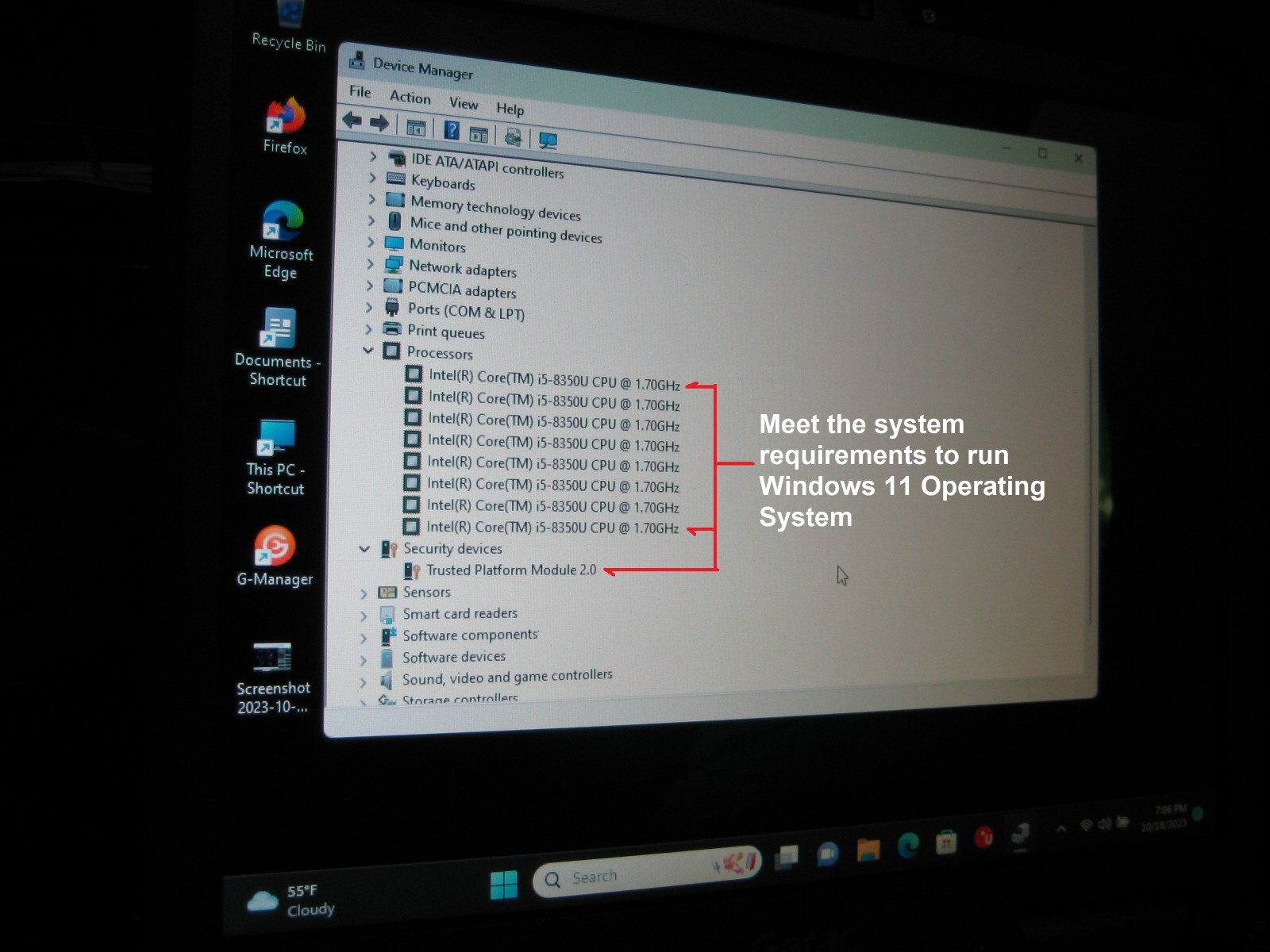 Getac B300-G7 Toughbook, i5-8350U@1.7ghz, 1tBSSD,16Gb RAM, Fully Custom uBlx GPS