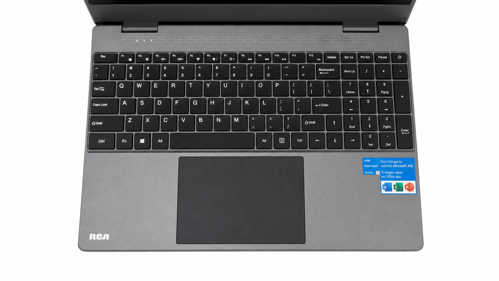RCA 15.6in Ultra Slim Notebook Windows 11 FHD 4GB/128GB Webcam Silver RWNP41524
