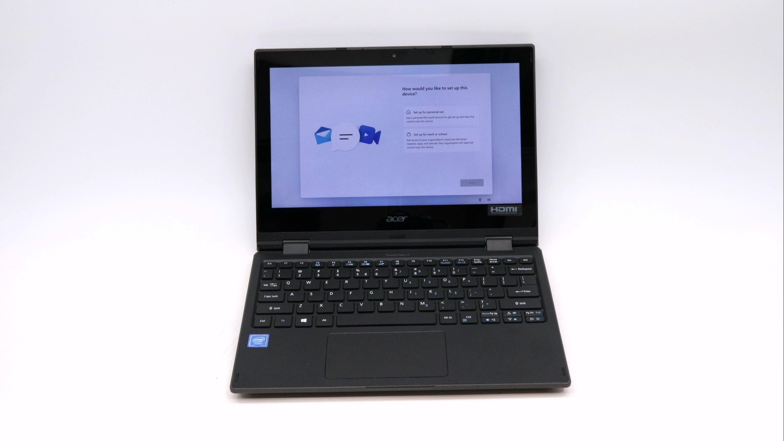 Acer TravelMate Spin B118-G2-R 12″ Celeron N4100 4GB 128GB – Very Good