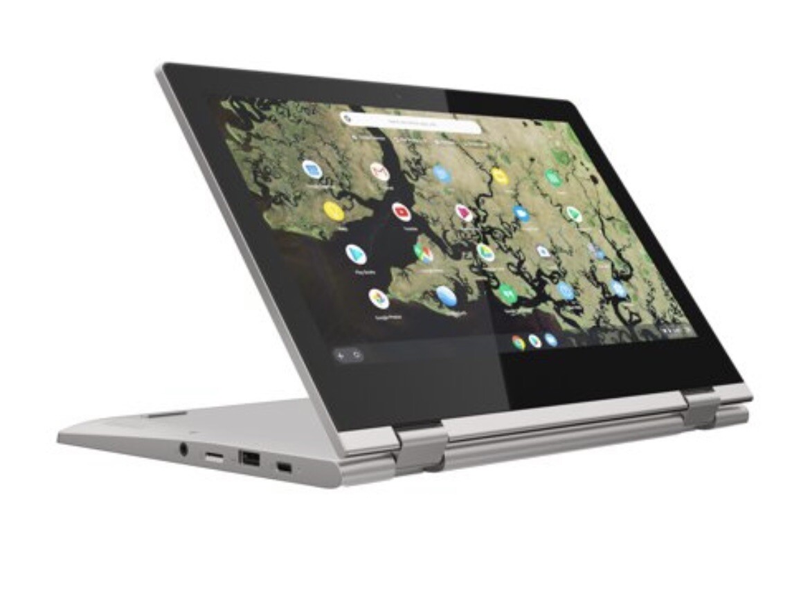Lebovo C340 11.6” Celeron Touch 4GB/32GB Chromebook Chrome OS – Platinum Grey