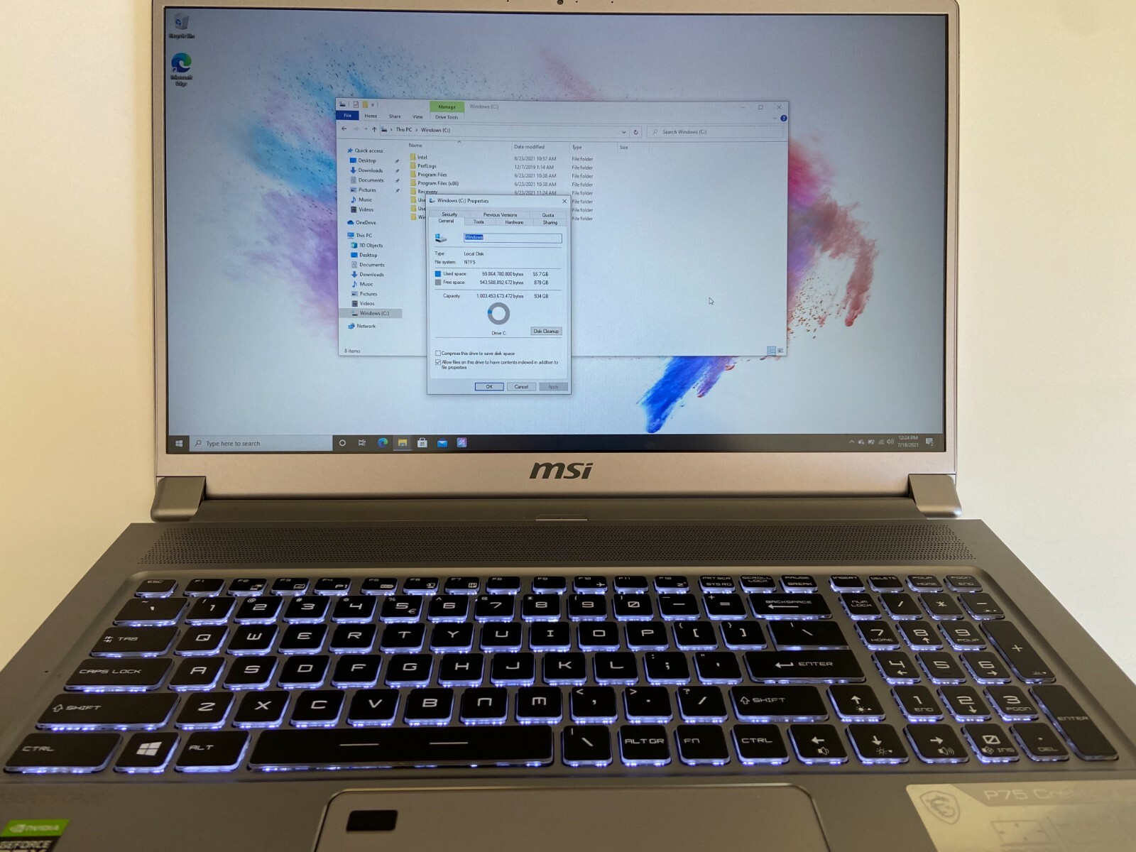 MSI P75 Creator 9SF 17.3″ Laptop: RTX 2070 Max-Q, Intel i9-9880H, 32 GB RAM, 1TB