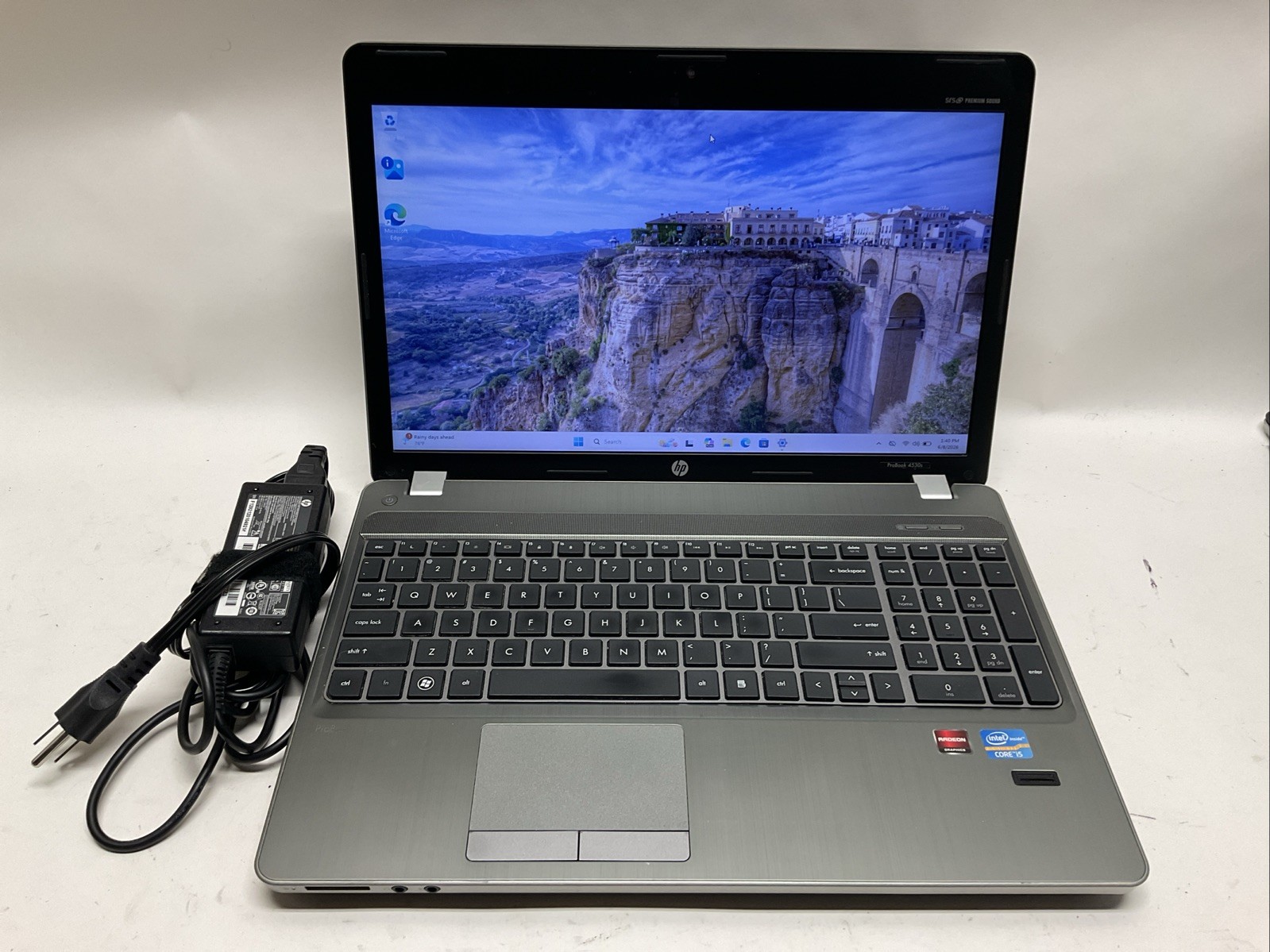 HP PROBOOK 4530S 15″ Core i5-2410M 2.30GHZ 8GB 750GB HDMI Wi-Fi Windows 11 Pro