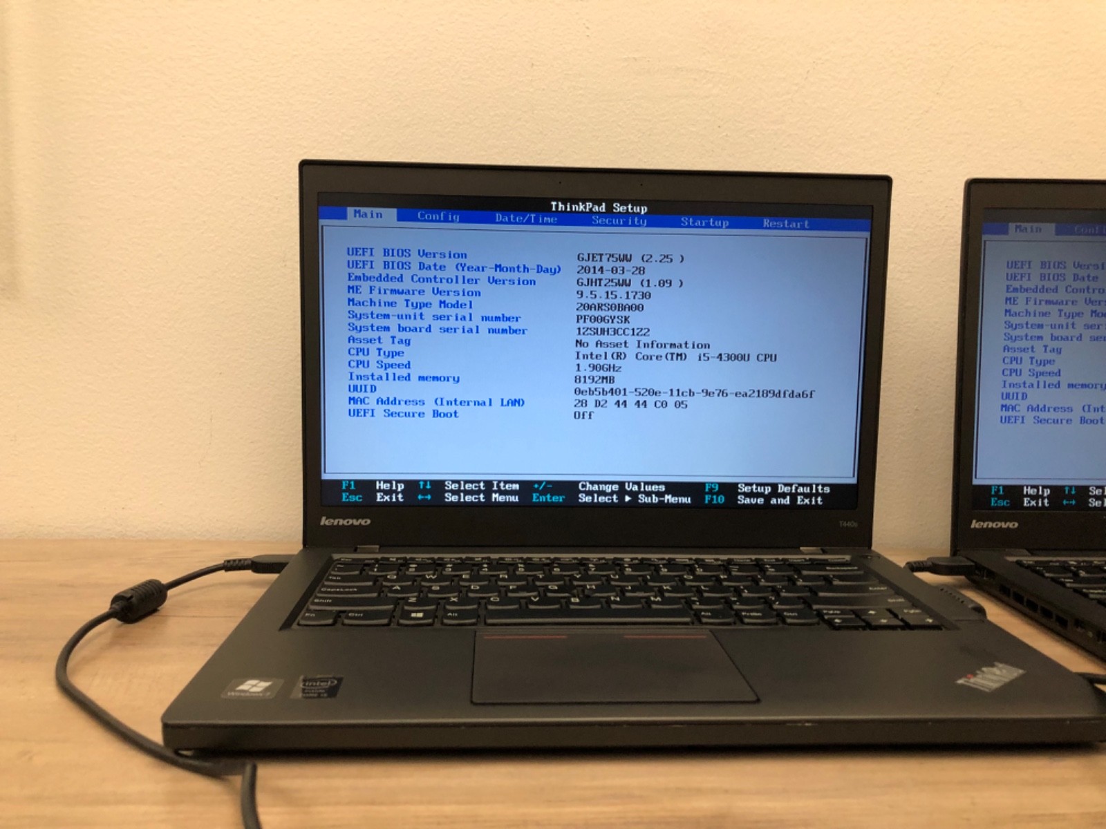 [Lot of 2] Lenovo Thinkpad T440S | Type 20AR | i5-4300U | 8GB RAM | FOR PARTS